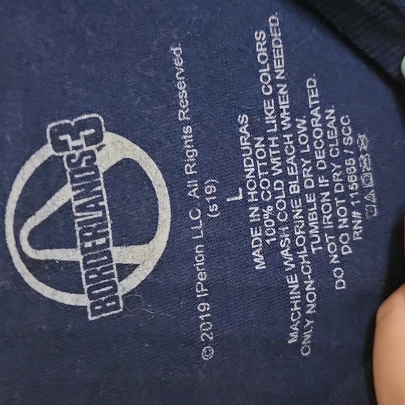 BLUE BORDERSLANDS 3 T-SHIRT - Picture 3 of 4